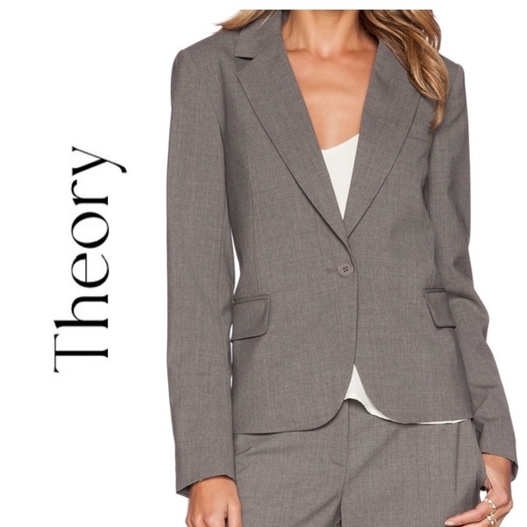 Theory Gabe B One Button Blazer - Picture 1 of 17